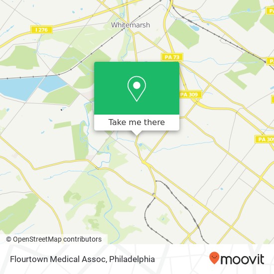 Mapa de Flourtown Medical Assoc