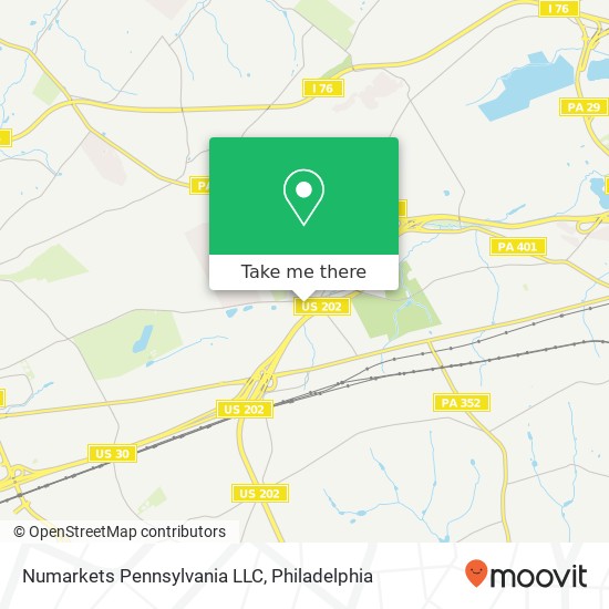 Numarkets Pennsylvania LLC map