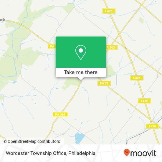 Mapa de Worcester Township Office