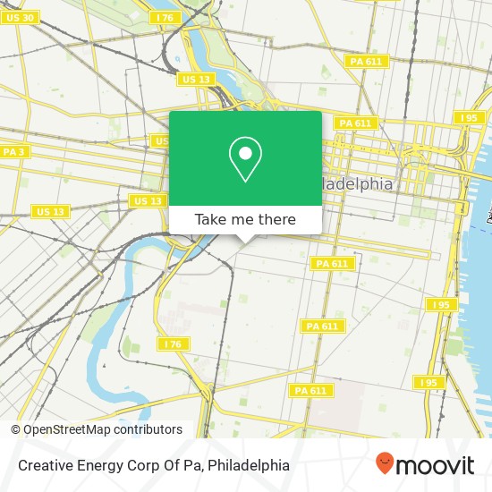 Creative Energy Corp Of Pa map