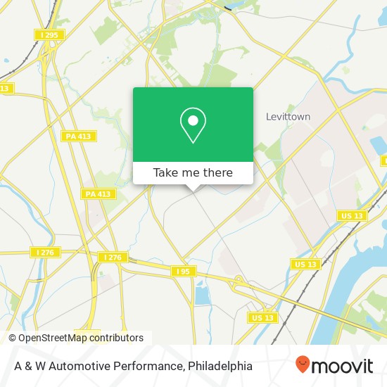 A & W Automotive Performance map