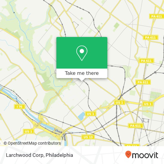 Larchwood Corp map