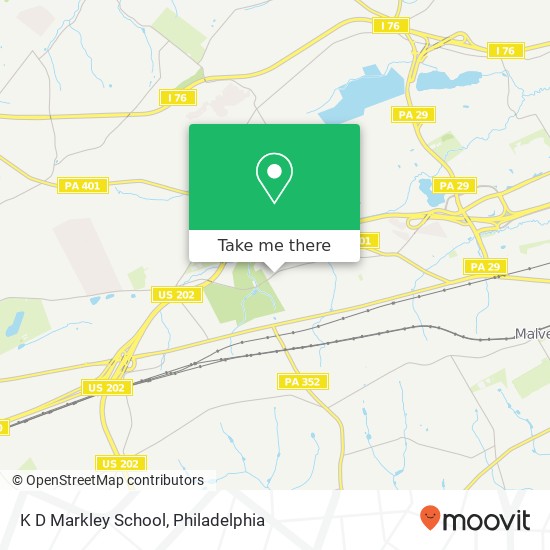 Mapa de K D Markley School