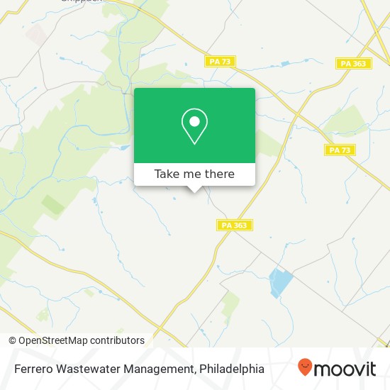 Ferrero Wastewater Management map