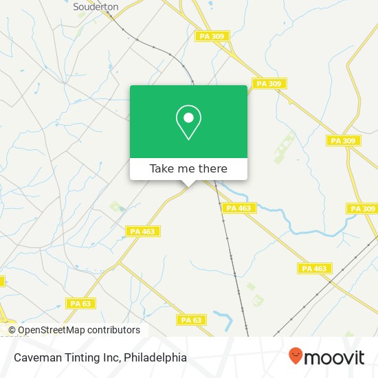 Mapa de Caveman Tinting Inc