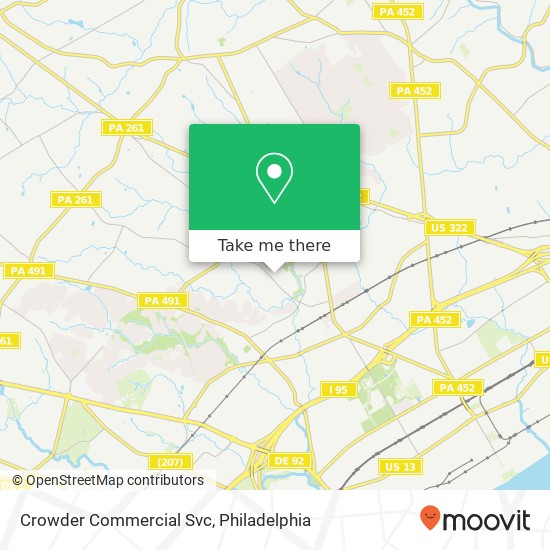 Crowder Commercial Svc map