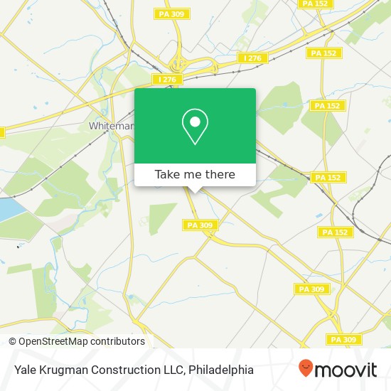 Yale Krugman Construction LLC map