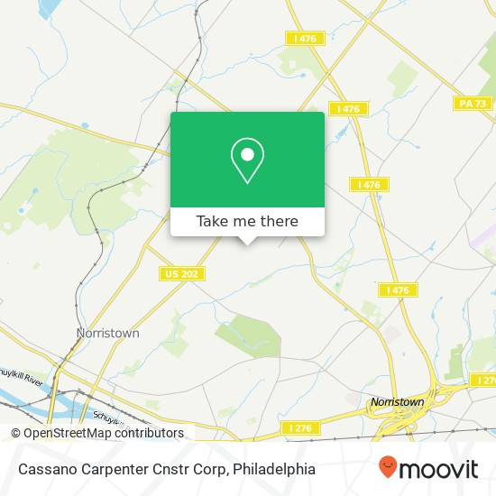 Mapa de Cassano Carpenter Cnstr Corp