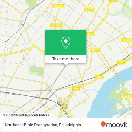 Mapa de Northeast Bible Presbyterian