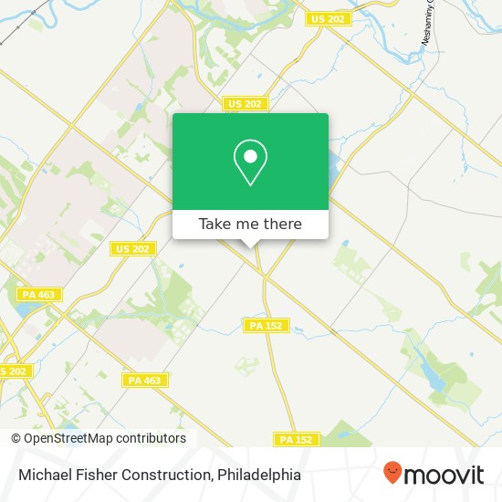 Mapa de Michael Fisher Construction