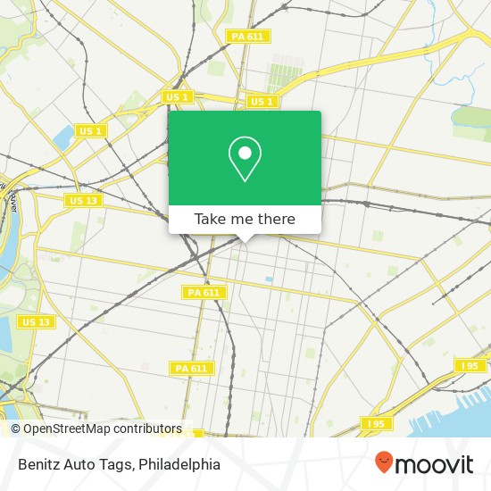 Mapa de Benitz Auto Tags