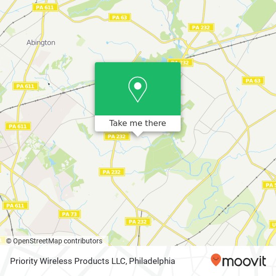 Priority Wireless Products LLC map