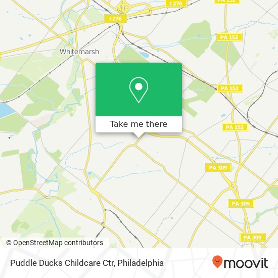 Mapa de Puddle Ducks Childcare Ctr