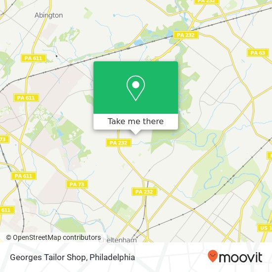 Mapa de Georges Tailor Shop
