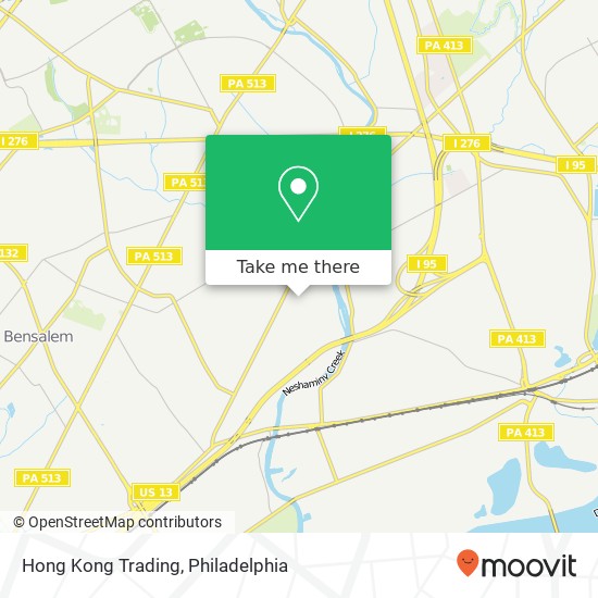 Hong Kong Trading map