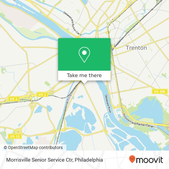 Mapa de Morrisville Senior Service Ctr