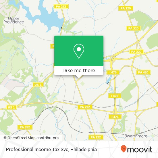 Mapa de Professional Income Tax Svc