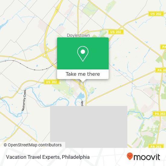 Vacation Travel Experts map