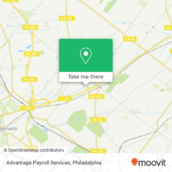 Mapa de Advantage Payroll Services