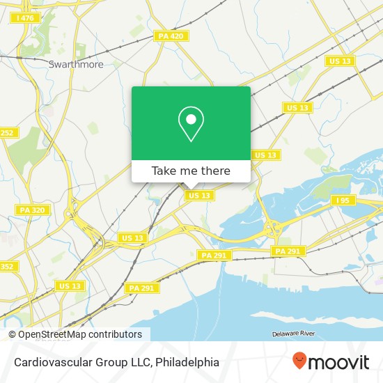 Cardiovascular Group LLC map