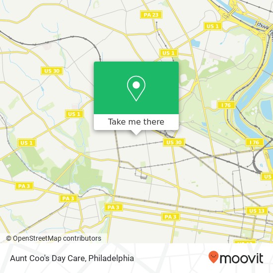 Aunt Coo's Day Care map