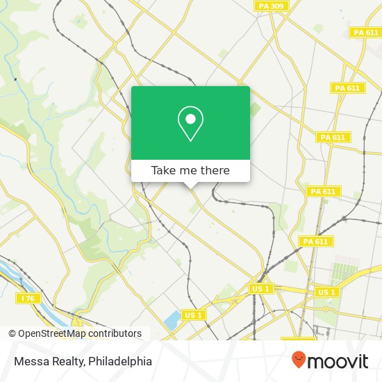 Messa Realty map