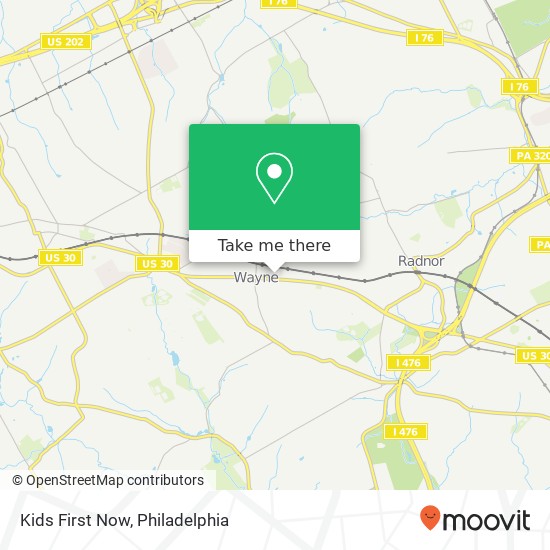 Kids First Now map