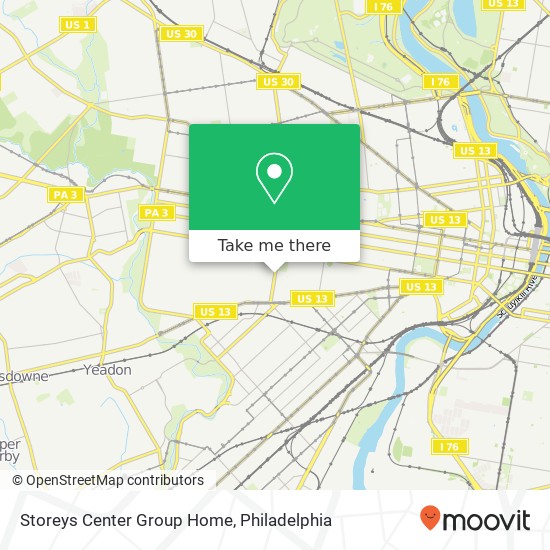 Storeys Center Group Home map