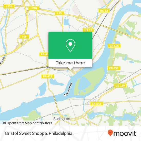 Mapa de Bristol Sweet Shoppe