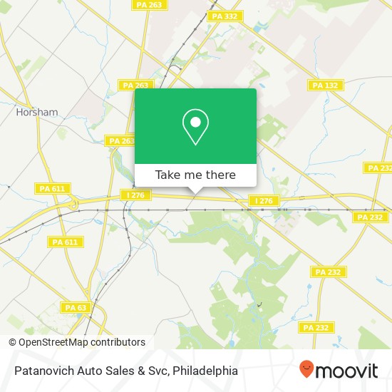 Patanovich Auto Sales & Svc map