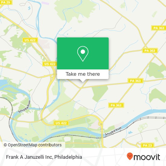 Mapa de Frank A Januzelli Inc