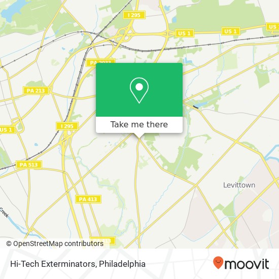 Hi-Tech Exterminators map