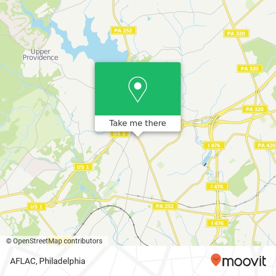 Mapa de AFLAC