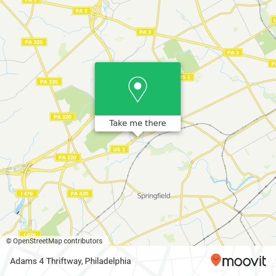Mapa de Adams 4 Thriftway