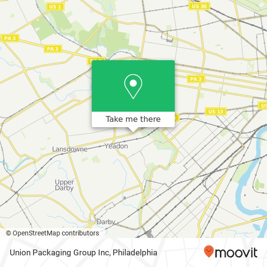 Union Packaging Group Inc map