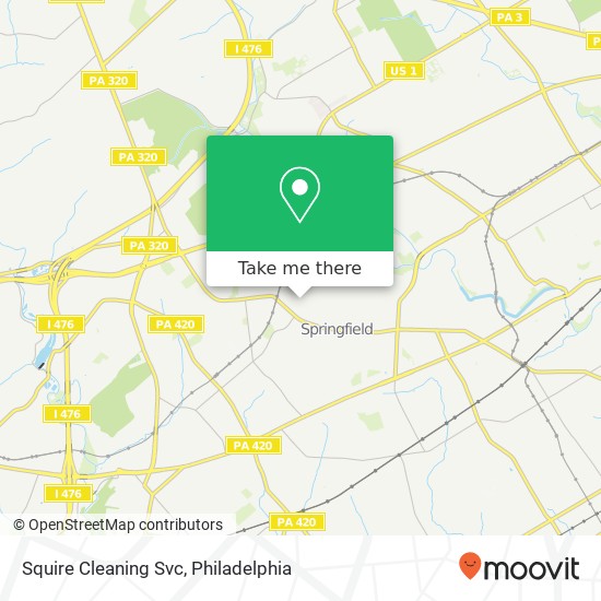 Squire Cleaning Svc map