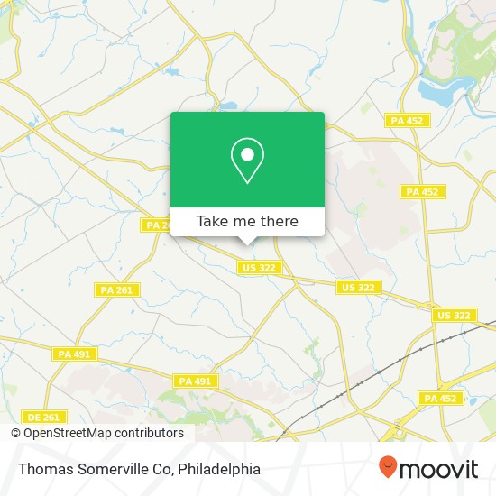 Mapa de Thomas Somerville Co