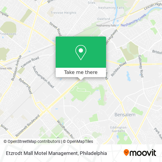 Mapa de Etzrodt Mall Motel Management