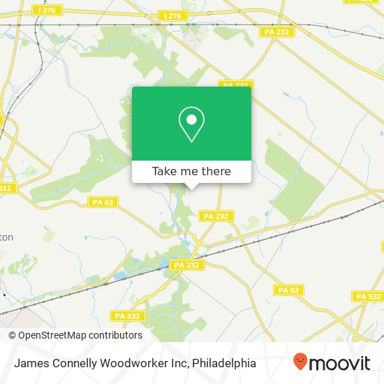 Mapa de James Connelly Woodworker Inc
