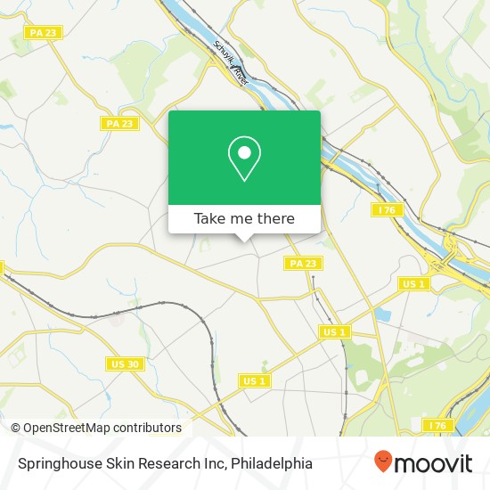 Springhouse Skin Research Inc map