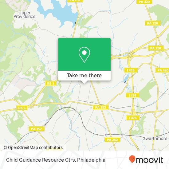 Child Guidance Resource Ctrs map