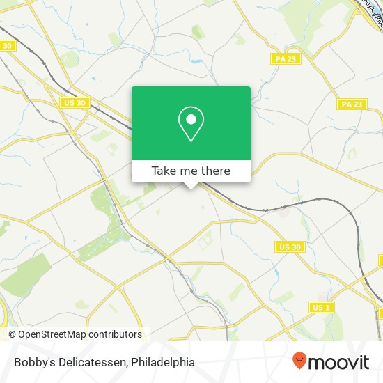 Bobby's Delicatessen map