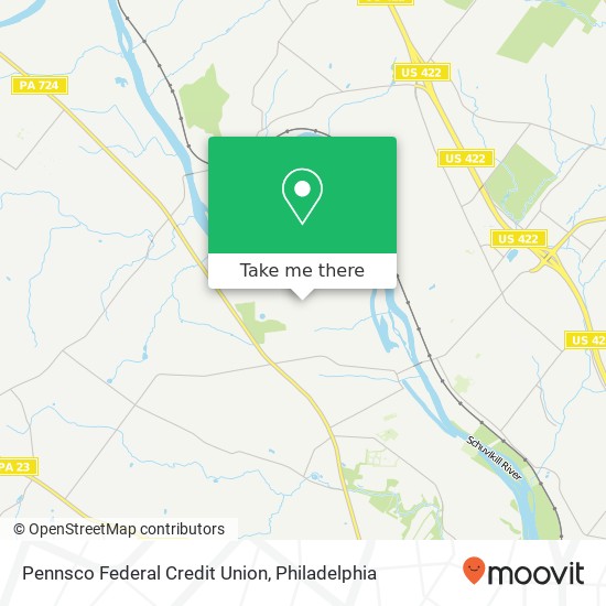 Pennsco Federal Credit Union map
