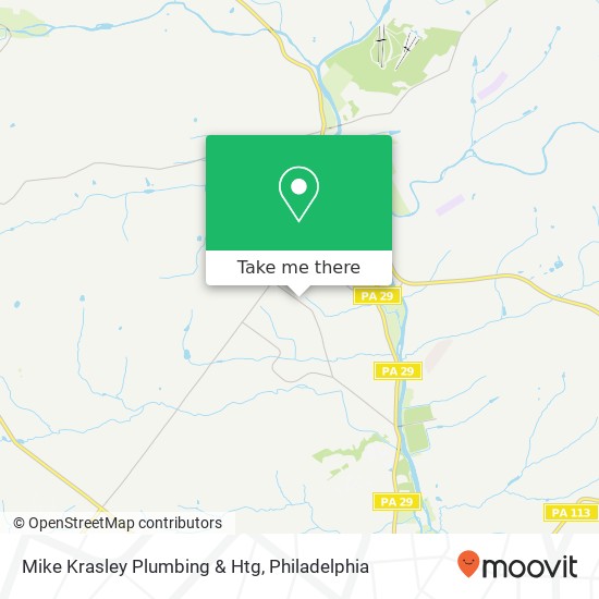 Mapa de Mike Krasley Plumbing & Htg
