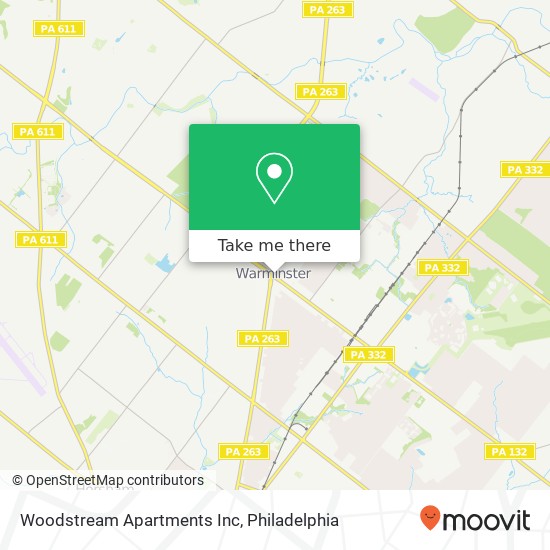 Mapa de Woodstream Apartments Inc