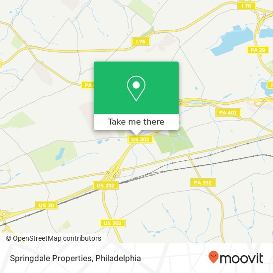 Springdale Properties map