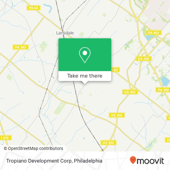 Mapa de Tropiano Development Corp