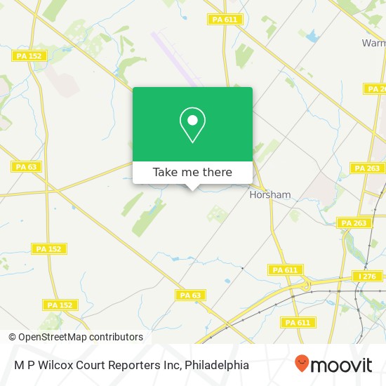 M P Wilcox Court Reporters Inc map