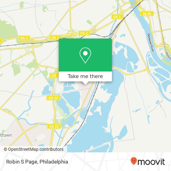 Mapa de Robin S Page