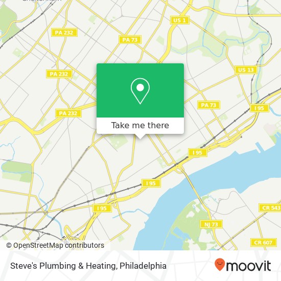 Steve's Plumbing & Heating map